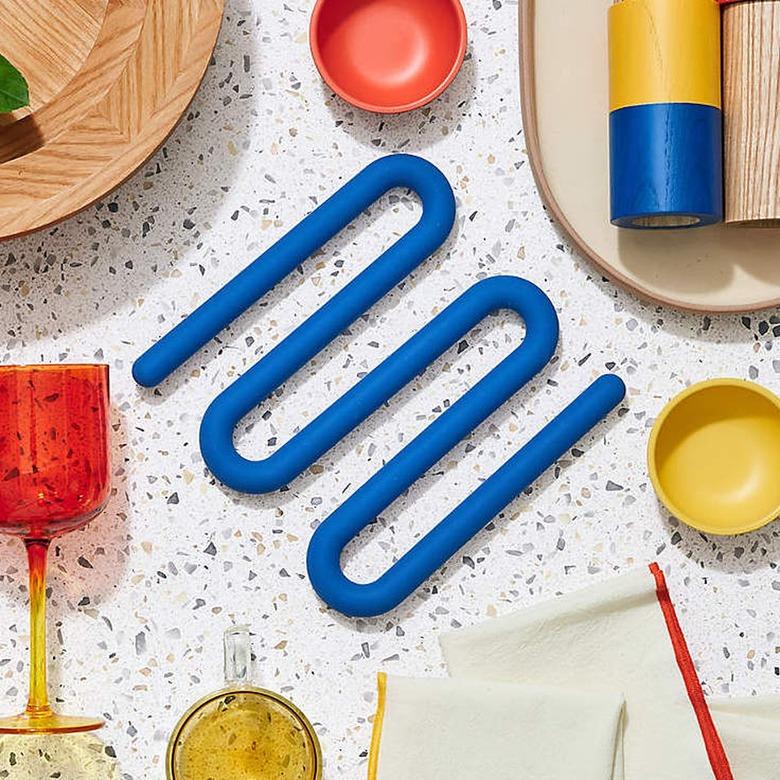 Crate and Barrel Silicone Trivet by Molly Baz