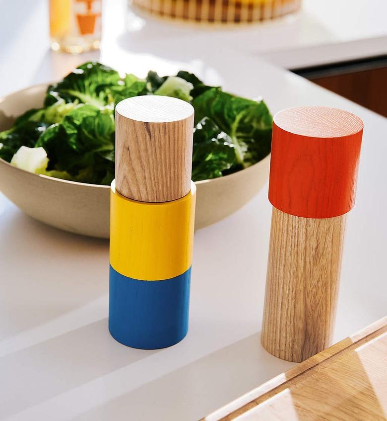 Crate and Barrel Wooden Salt and Pepper Mills by Molly Baz