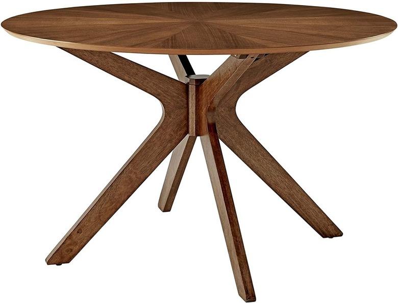 Modway Crossroads Round Wood Dining Table