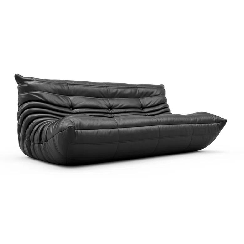 Trule Armless 3-Seat Bean Bag Sofa