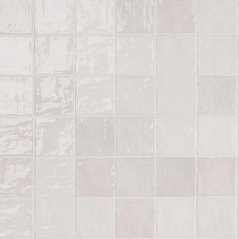 TileBar Portmore White Glazed Ceramic Wall Tile