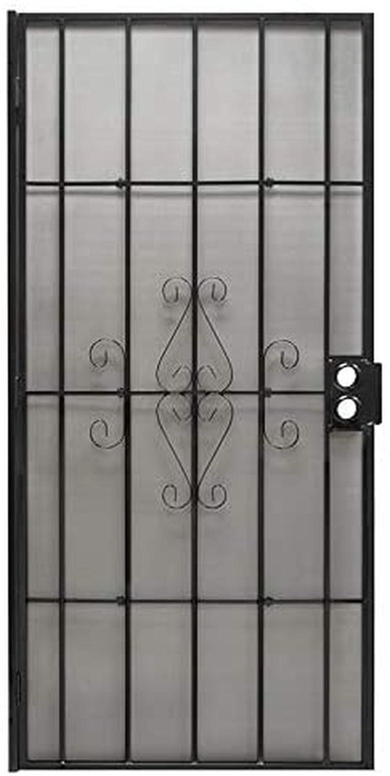 Regal Series Black Steel Security Door