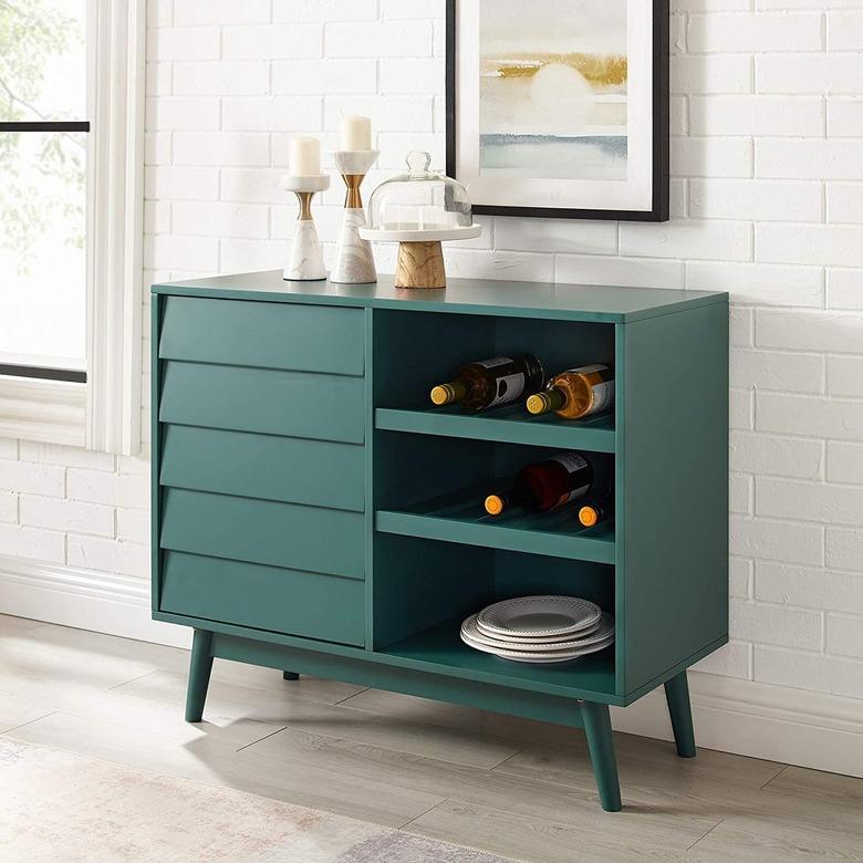 Walker Edison Midcentury Modern Wood Kitchen Buffet Sideboard