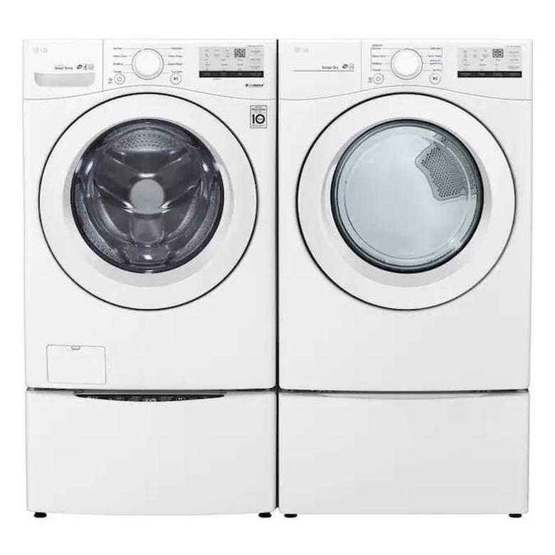 LG Large Capacity White Front Load Washer