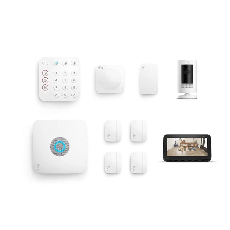 Ring Alarm Pro 8-Piece Kit With Ring Stick Up Cam Battery & Echo Show 5