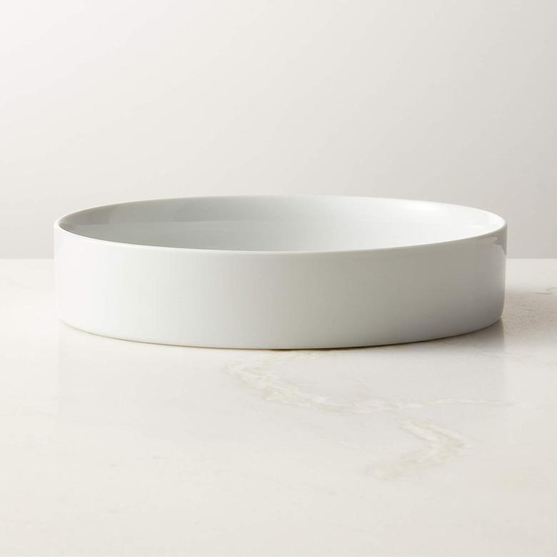 CB2 Inge White Pasta Bowl