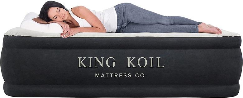 King Koil 13-inch Air Mattress With Built-in Pump (Queen)