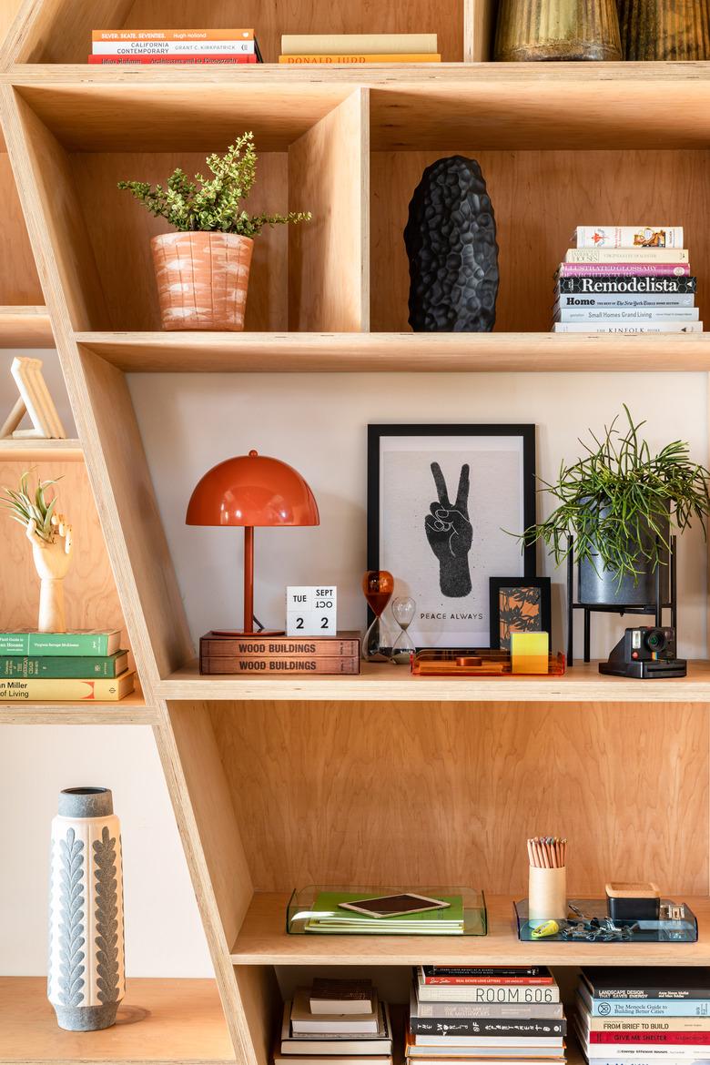 styling a bookshelf