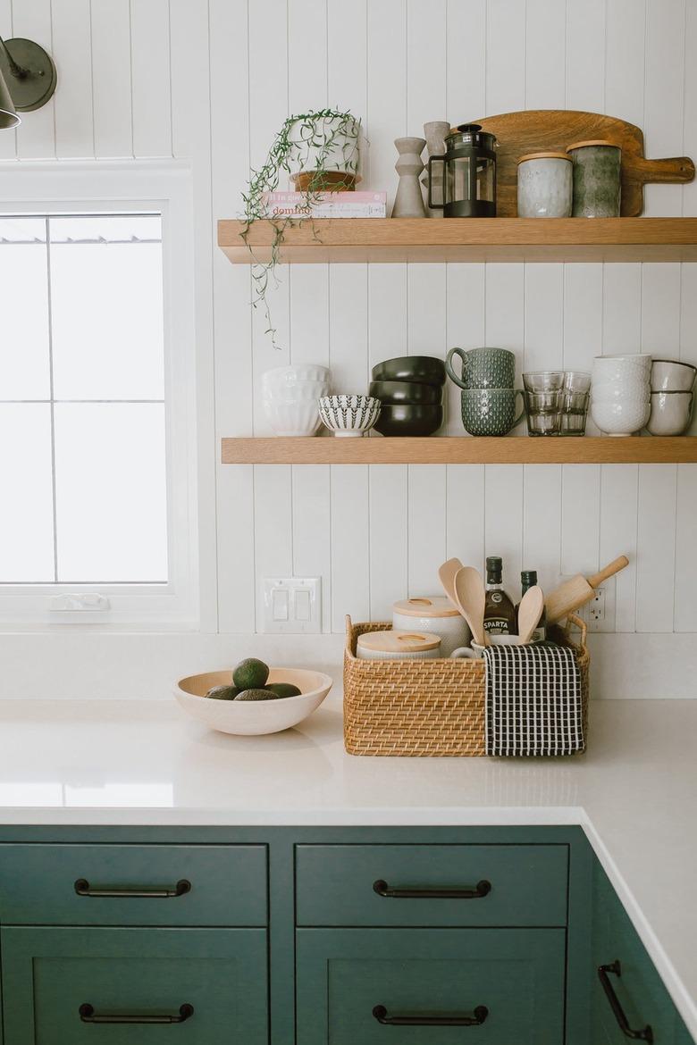 shiplap wall ideas in kitchen