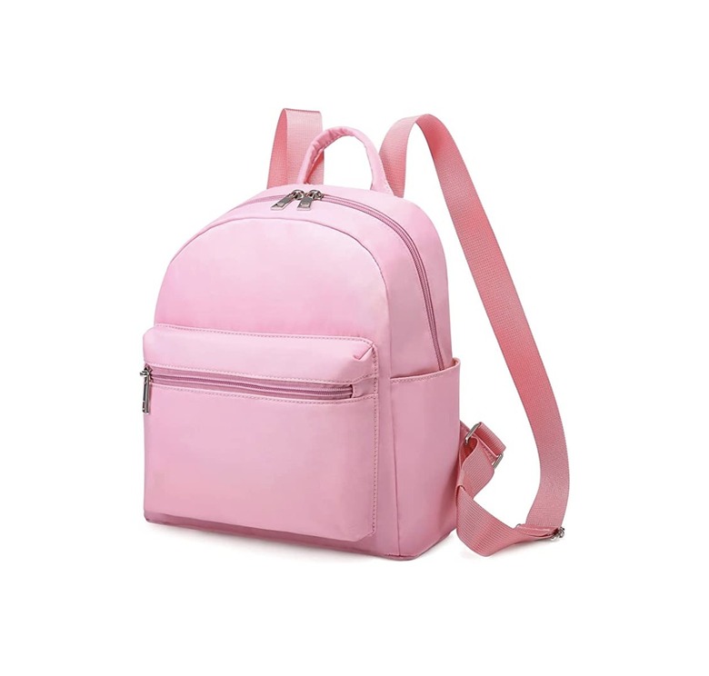 mini pink backpack