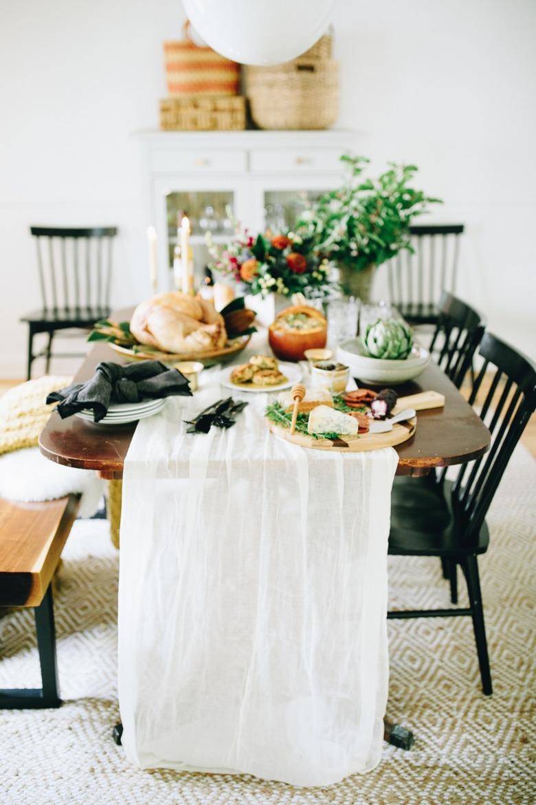 Thanksgiving tablecloth designed by Francois et Moi