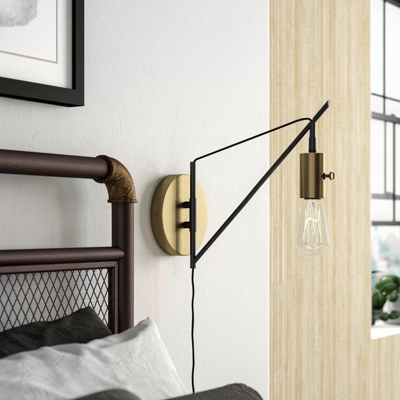 swing arm sconce