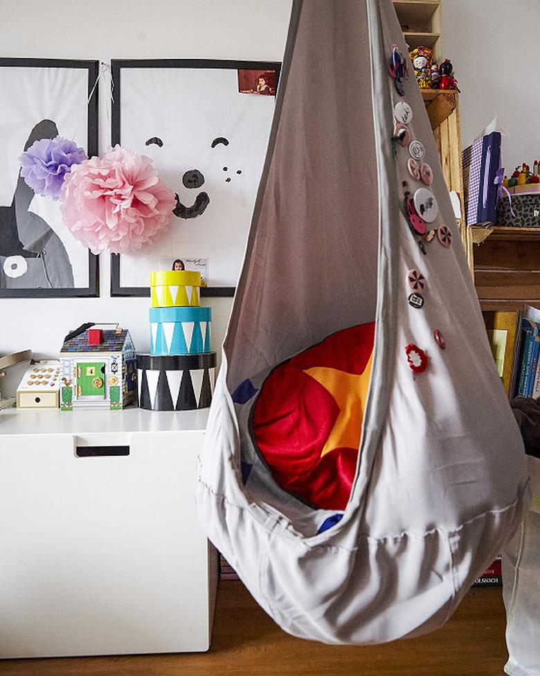 playroom hanging ceiling chair