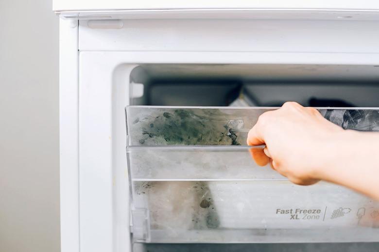 Clean the freezer to make room for frozen meals before baby arrives