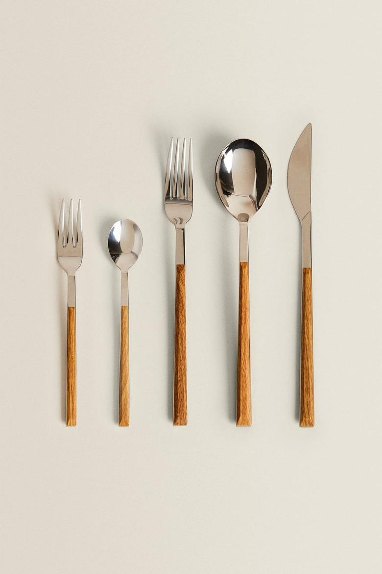 Thin Wood Design Flatware