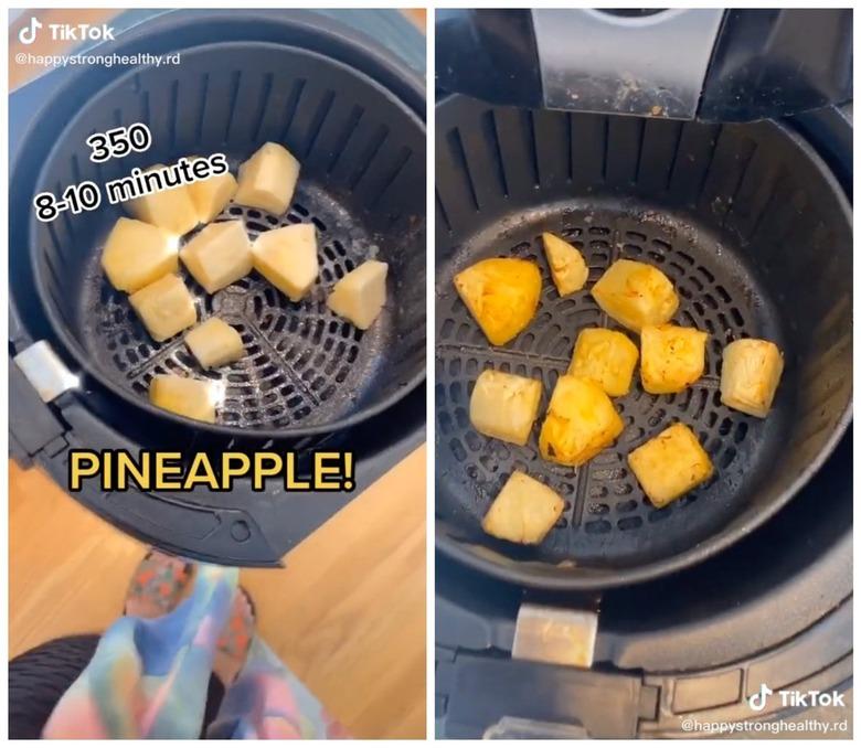 grilled pineapple air fryer tiktok hack