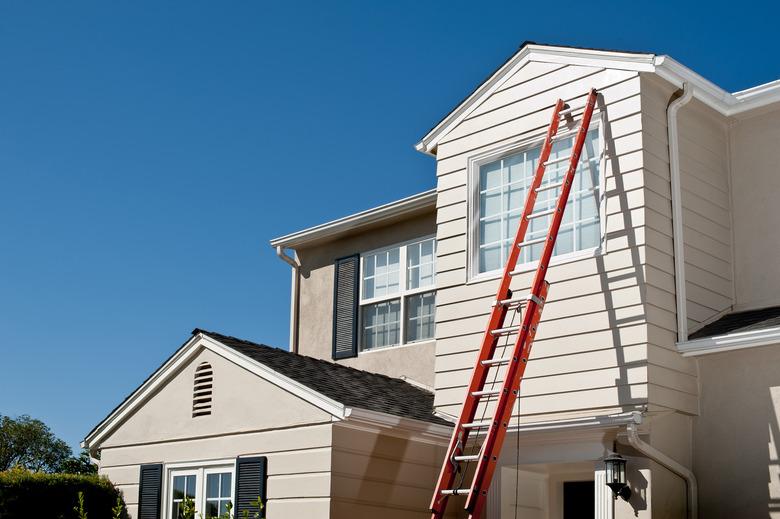 Cape Cod Style House With Ladder