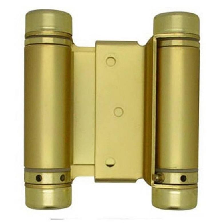 A brass saloon hinge