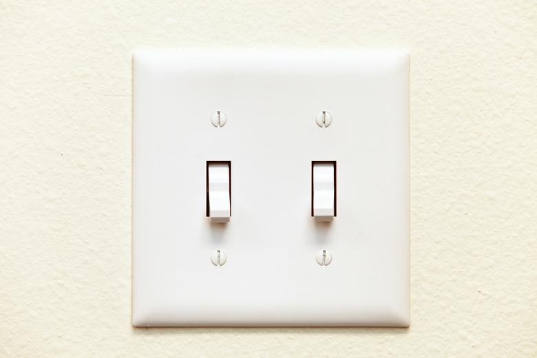 Two North American style light switches