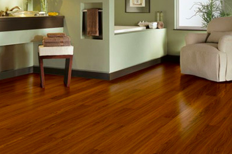 Luxury vinyl flooring.