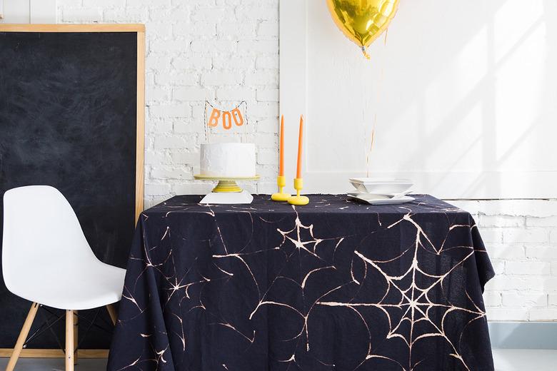 Spiderweb tablecloth