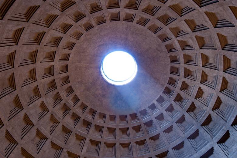 The dome of the Pantheon from inside.