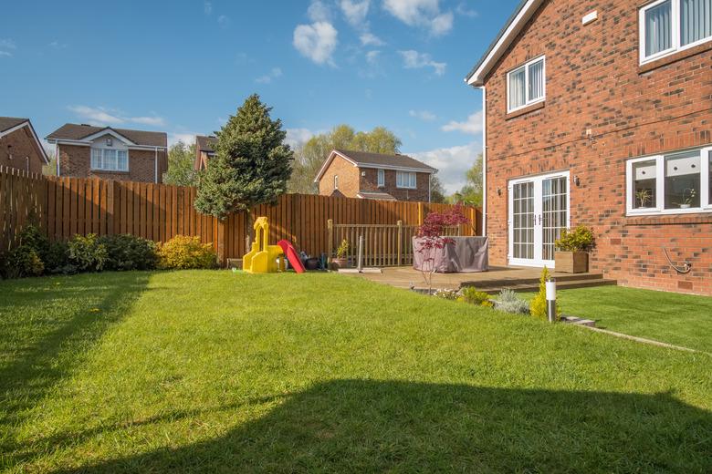 Newly Constructed Modern Landscaped garden