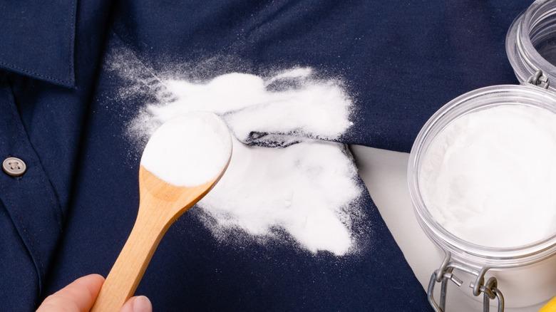 Baking soda on a shirt