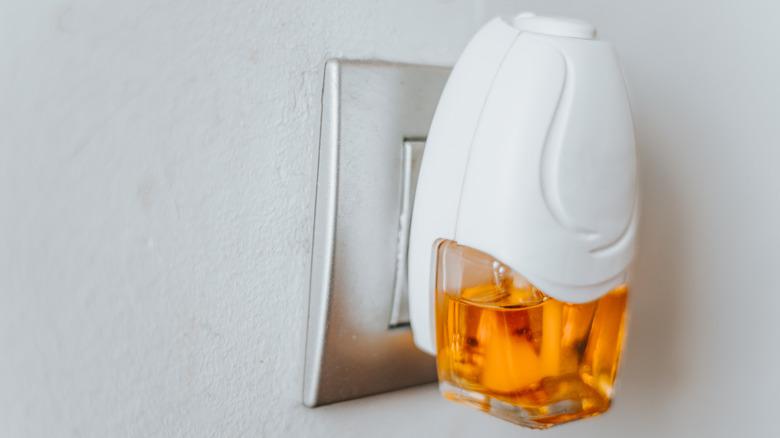 air freshener plugged into wall