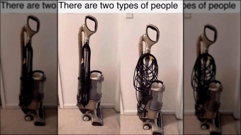 Vacuum cord winding meme