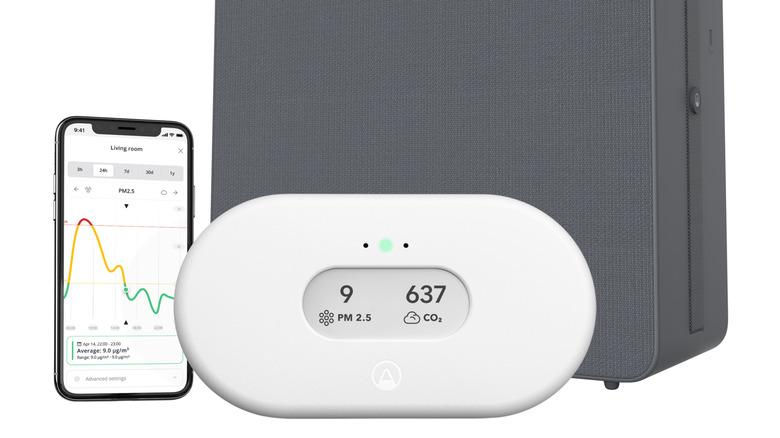 Airthings Essential House Kit with Renew Air Purifier kit