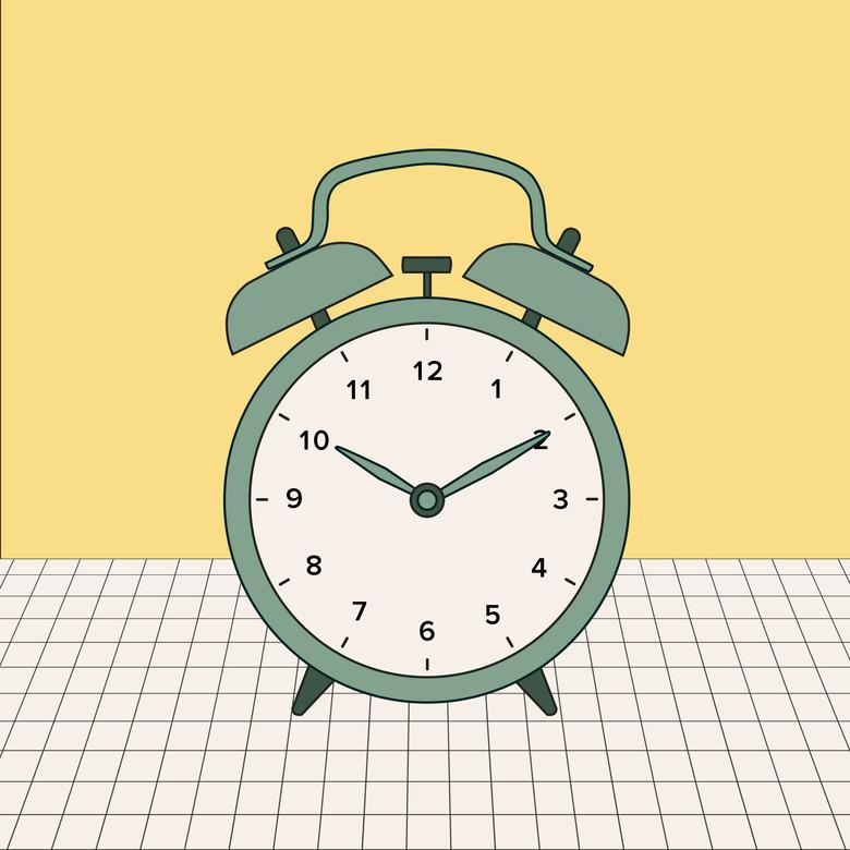 alarm clock illo