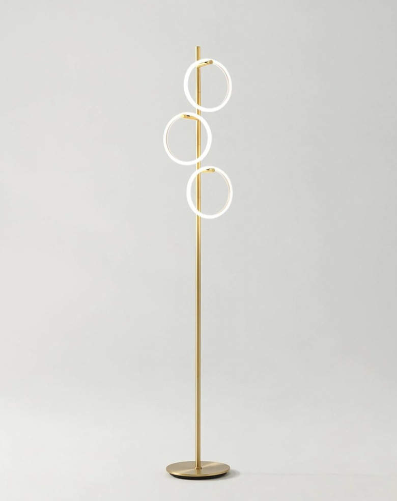 Modern light fixture floor lamp