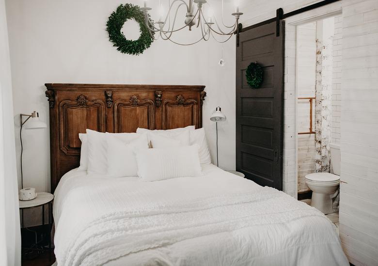 Bedroom at Historic Townhome