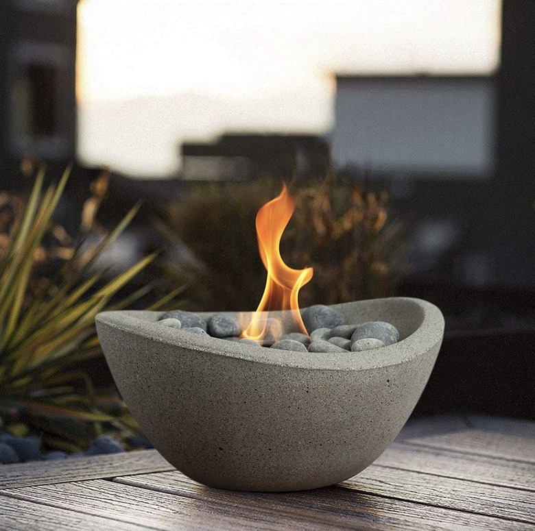 Terra Flame Tabletop Fire Pit, $99