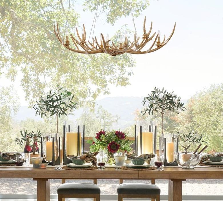 Faux Antler Linear Chandelier, $899