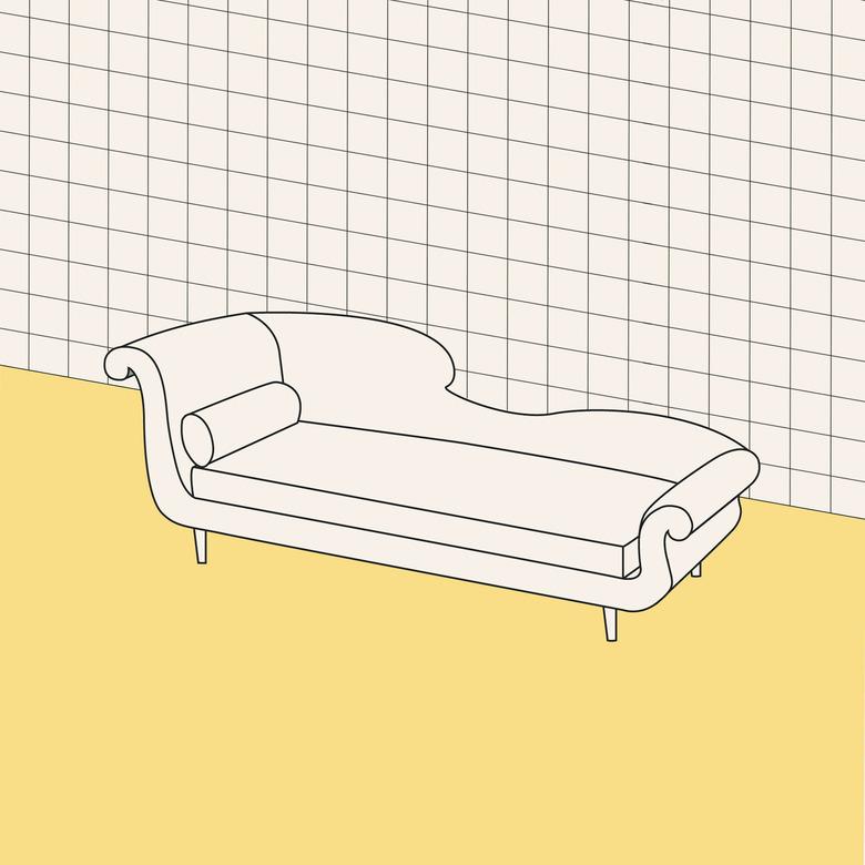 chaise longue illustration