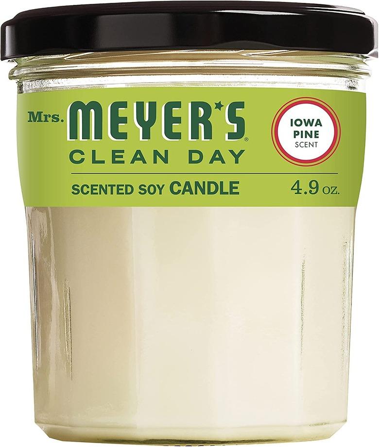 Mrs. Meyers Iowa Pine Candle, $8