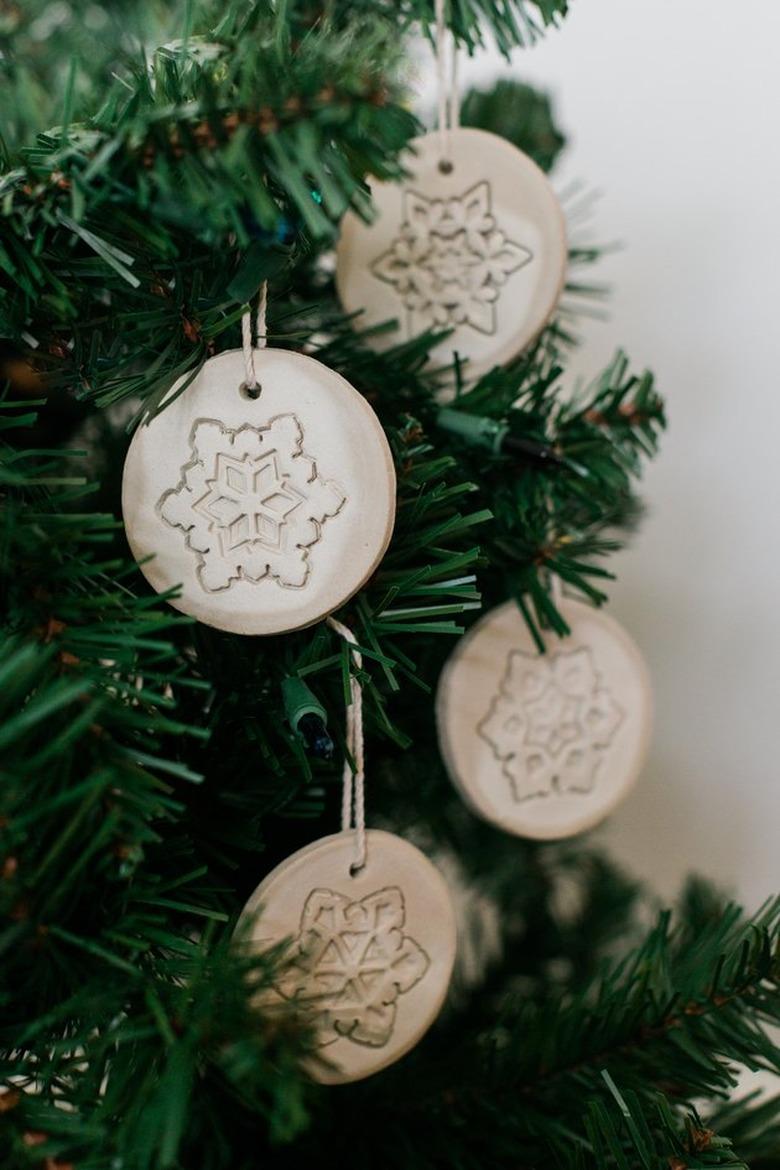 clay coastal Christmas tree decorations