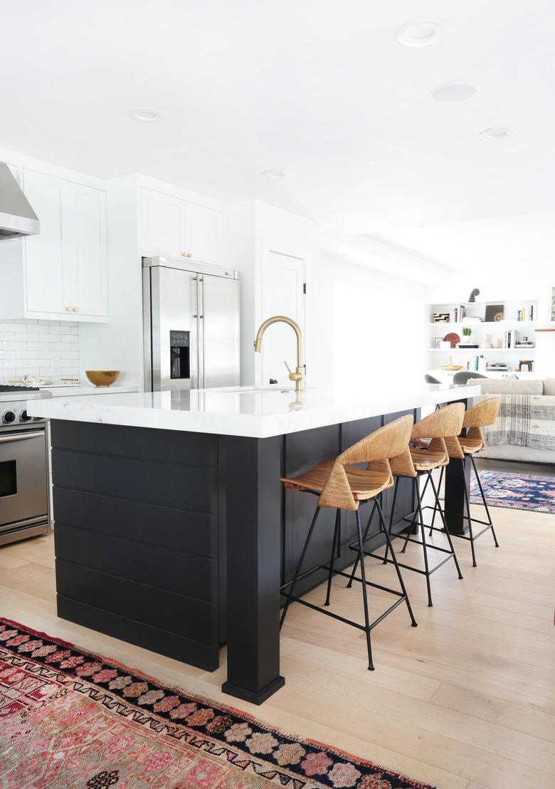 contemporary kitchen lighting in bright open kitchen