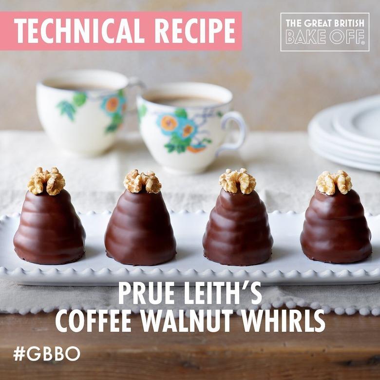 Prue Leith’s Coffee Walnut Whirls