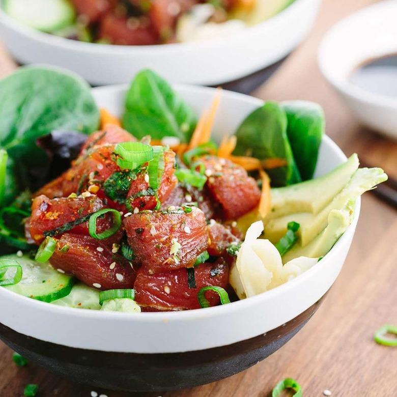 Jessica Gavin Homemade Ahi Tuna Poke Bowls