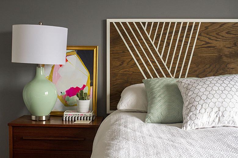 How to Make a Mod Painted Wood Headboard