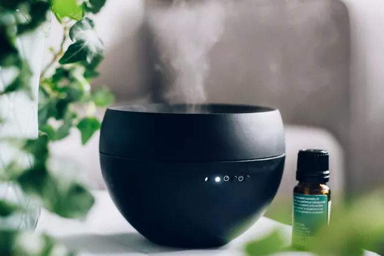 Diffuser with essential oils