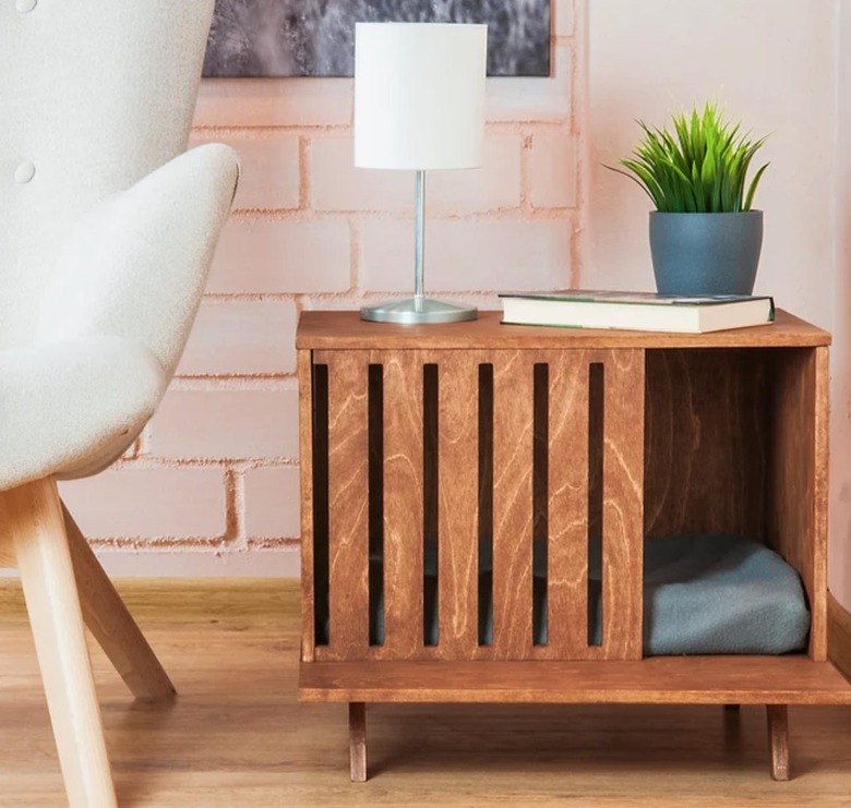 End table + pet house combo.