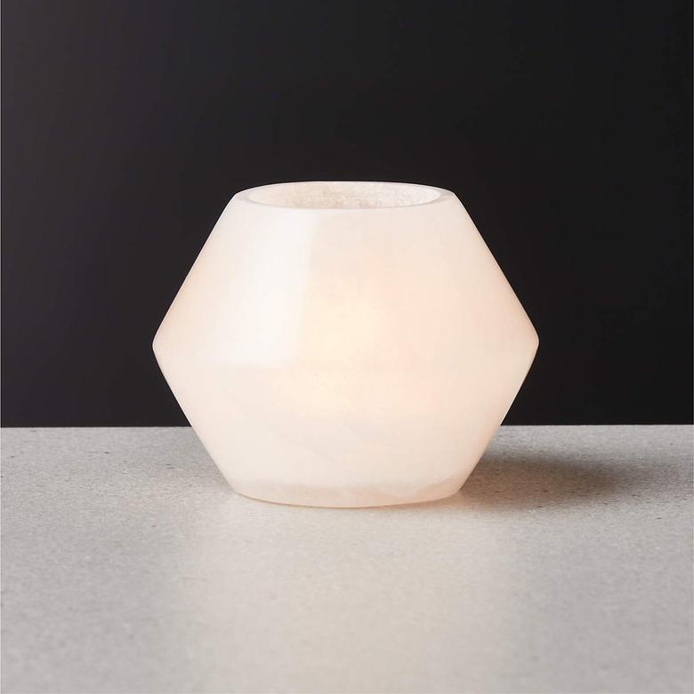 Steve Alabaster Tea Light Candle