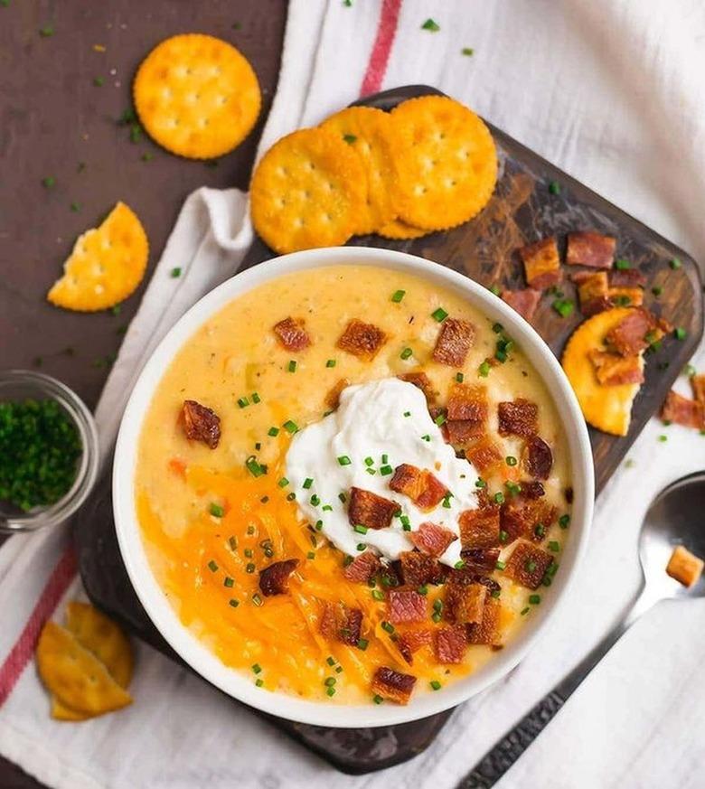 Well Plated by Erin's Crockpot Potato Soup