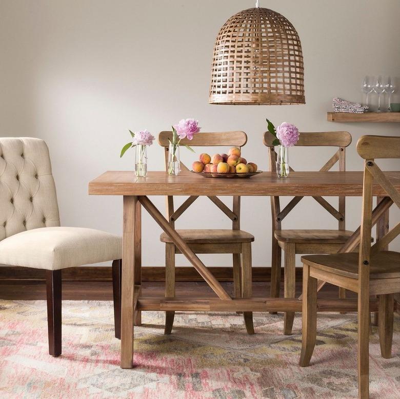 Threshold Wheaton Farmhouse Trestle Dining Table