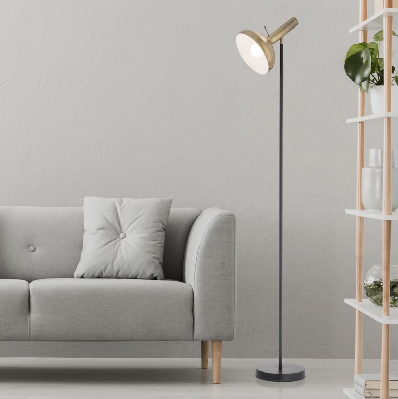 spotlight-style floor lamp