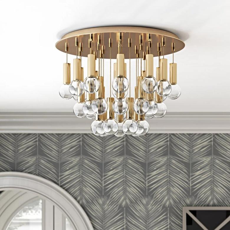 chandelier flush mount